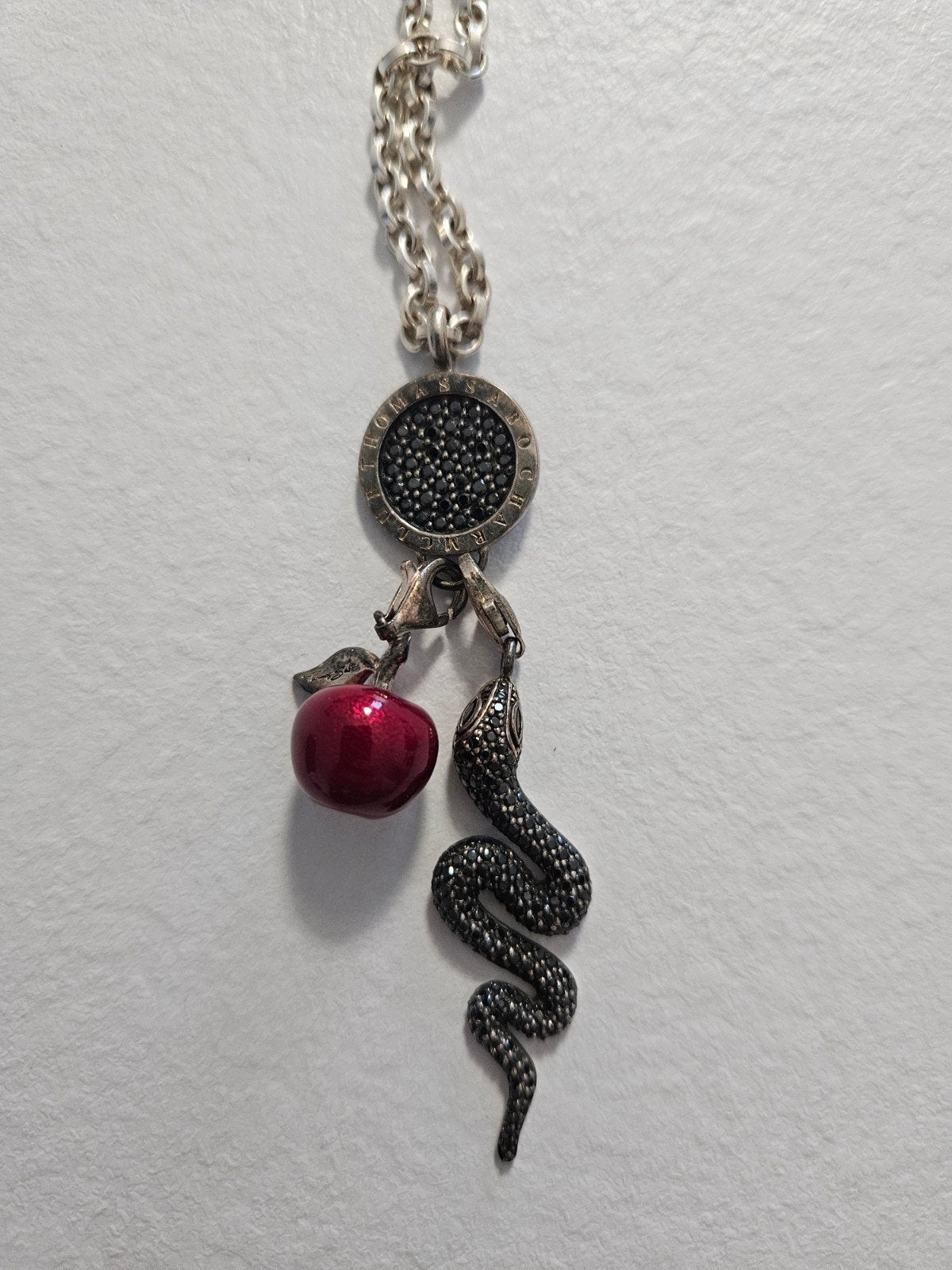 Thomas Sabo ketting (slang + appel), Ophalen, Zo goed als nieuw, Zilver