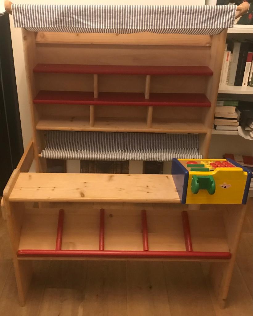 Houten kruidenierswinkel voor kinderen, Ophalen, Gebruikt, Meubelstuk of Keukentje