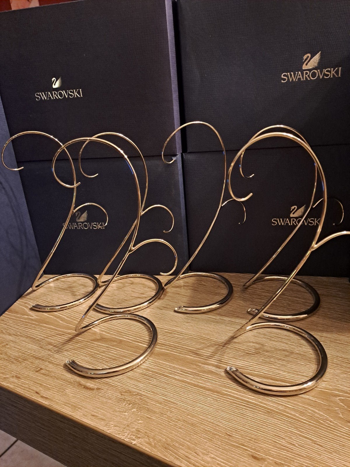 swarovski 6 grote kerststaanders, Verzamelen, Ophalen of Verzenden, Nieuw, Huisaccessoire