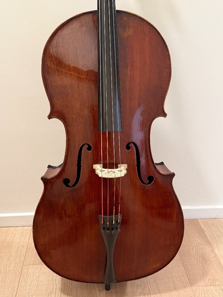 Violoncelle Mirecourt XIXème siècle, Enlèvement, Utilisé, Violoncelle 4/4, Avec valise