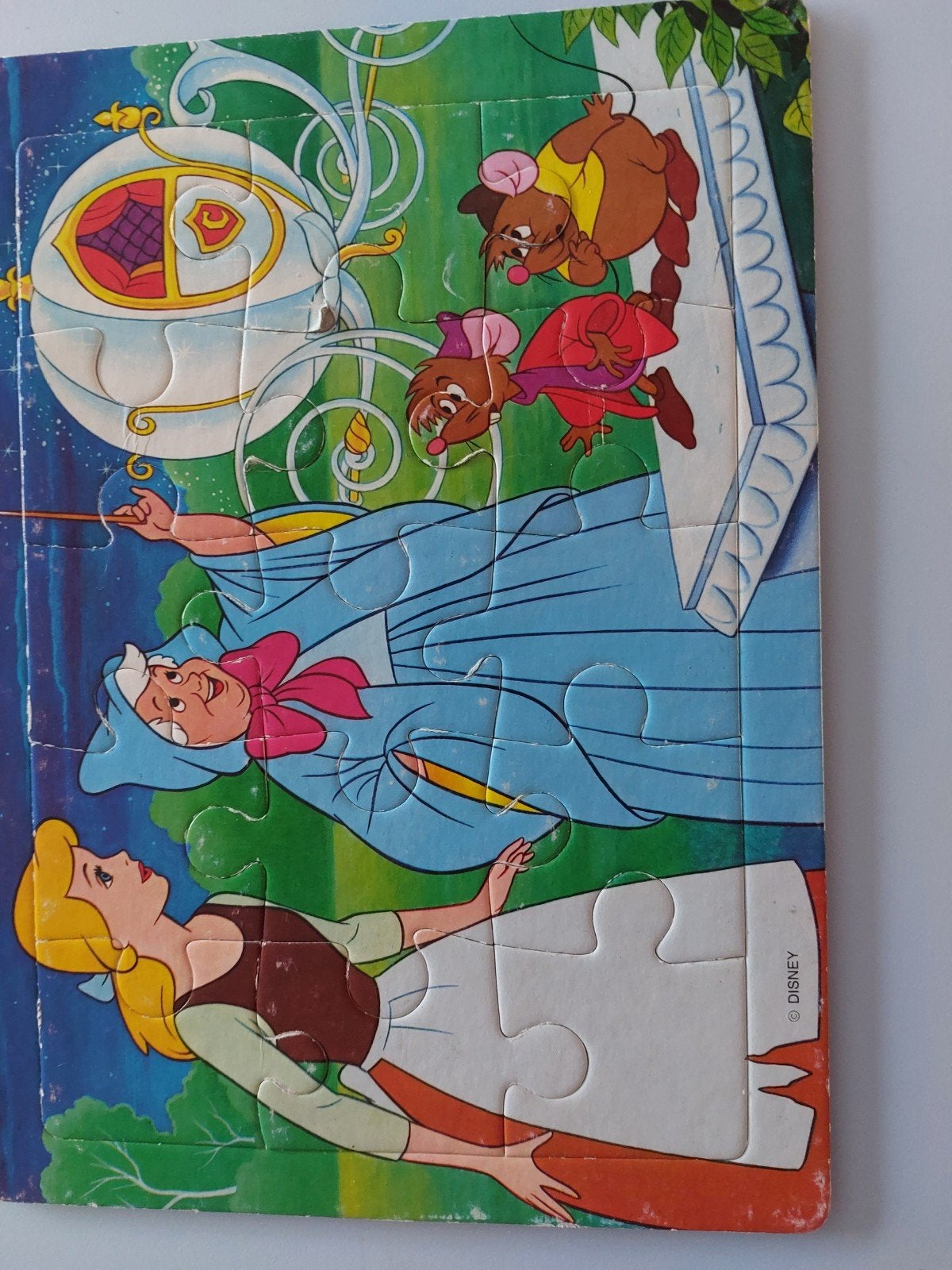 puzzel assepoester 15 stuks, Ophalen, 10 tot 50 stukjes, Gebruikt, Van hout