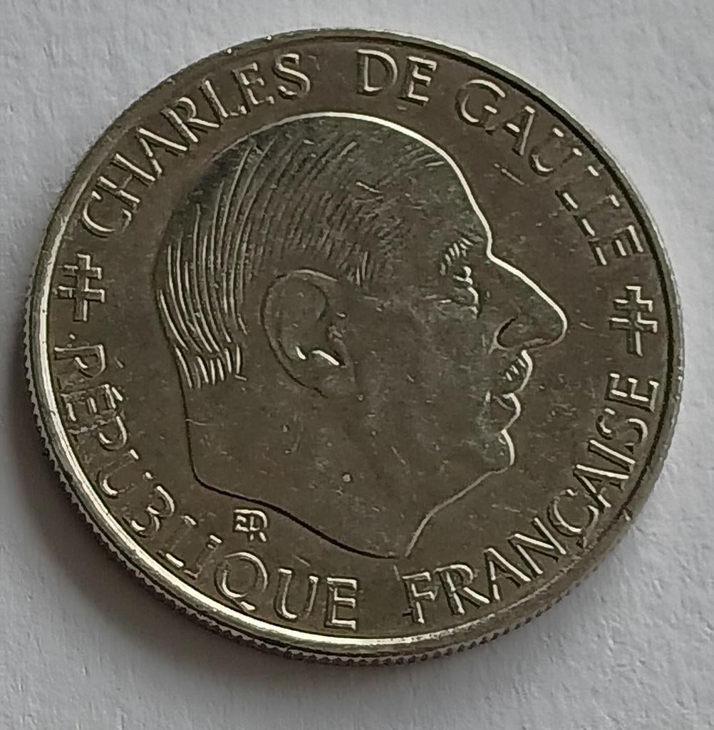 Frans toneelstuk Charles de Gaulle van 1958 tot 1988, Postzegels en Munten, Ophalen