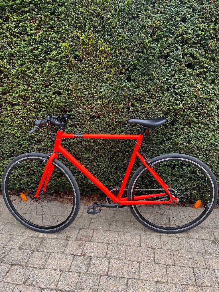 Elops Speed 500 à vitesse unique Orange XL 28 pouces, Vélos & Vélomoteurs, Autres marques, Frein sur jante, Moins de 10 vitesses