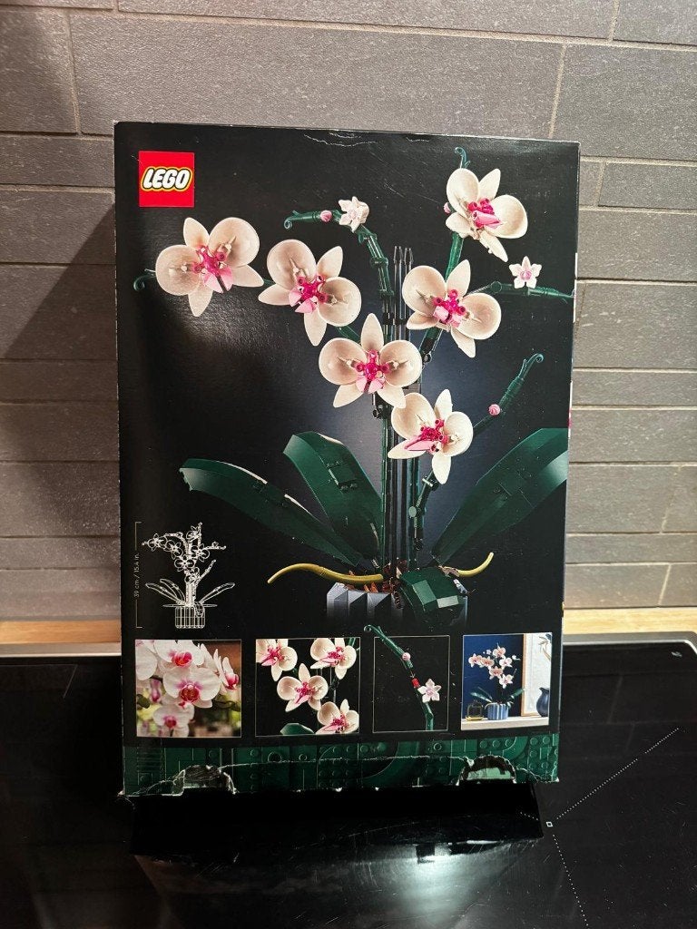 Lego Botanical collection Orchid compleet., Lego, Ophalen of Verzenden, Zo goed als nieuw, Compleet