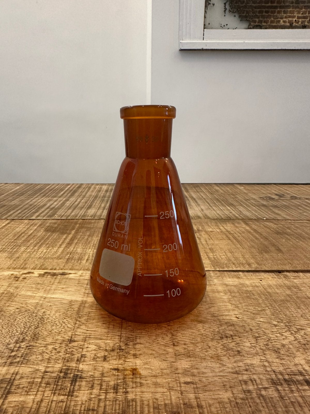 Fiole Erlenmeyer / objet déco, Enlèvement, Comme neuf, Verre