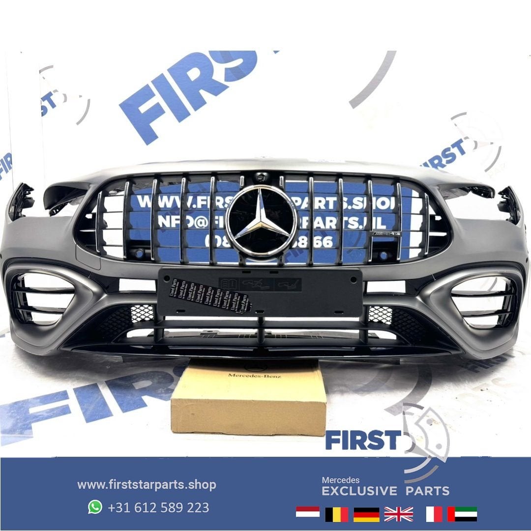 W118 CLA45 CLA45S AMG VOORBUMPER FACELIFT A1188800601 ZWART, Gebruikt, -, Voor, Ophalen of Verzenden