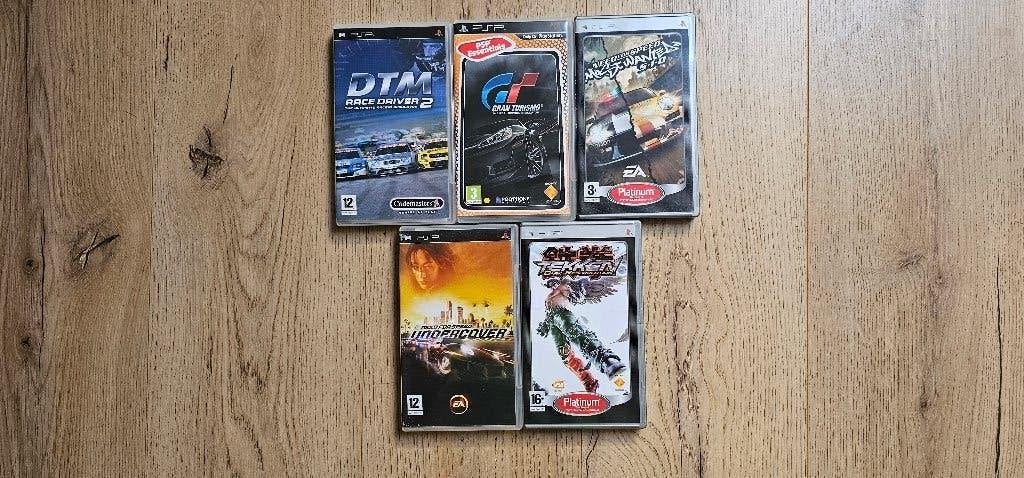 Mooi Lot van 5 PSP Racing & Fight Games — 100% CIB, Games en Spelcomputers, Ophalen of Verzenden, Gebruikt
