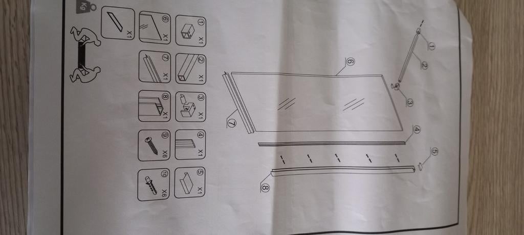 Douche wand, Ophalen