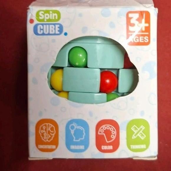 Spin cube : Magic Bean Roterende Tol Fidget, Kinderen en Baby's, Speelgoed | Educatief en Creatief, Ophalen of Verzenden