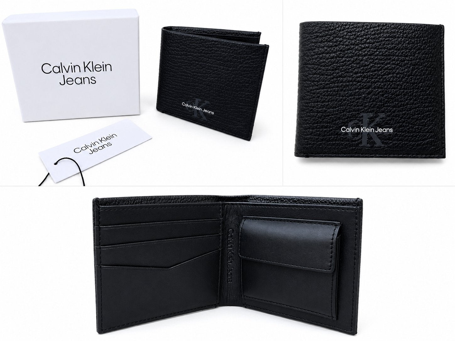 Portefeuille Calvin Klein noir – Neuf avec boîte + étiquette, Bijoux, Sacs & Beauté, Porte-monnaie & Portefeuilles, Neuf, Autres marques
