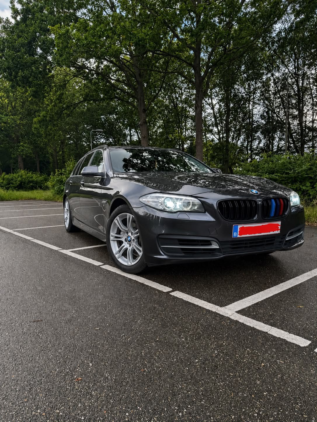 Bmw 520d xdrive f11 facelift euro6, Auto's, BMW, Automaat, Bruin, Leder, Te koop