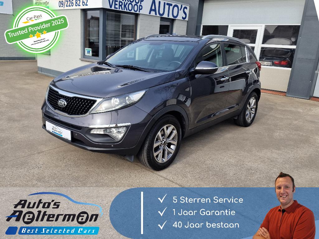 Kia Sportage 1.6i 2WD LEDER * VERWARMDE STOELEN V & A, Autos, Kia, Cuir, Achat, 135 kW, Entreprise