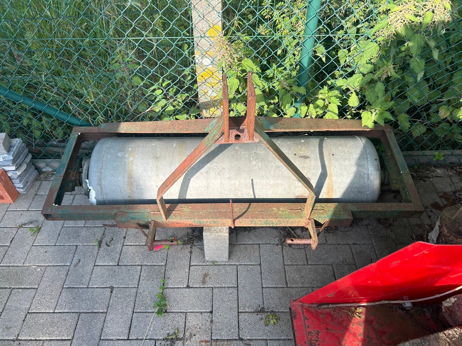 Landrol voor minitractor, Tuin en Terras, Hand-tuingereedschap, Ophalen, Gebruikt, Overige soorten