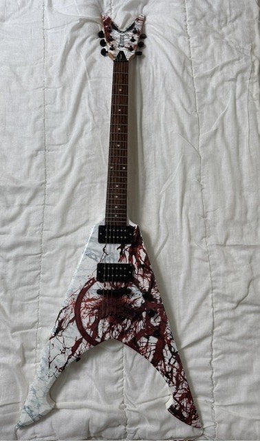 Michael Amott Tyrant X Splatter, Musique & Instruments, Enlèvement, Comme neuf, Solid body, Autres marques