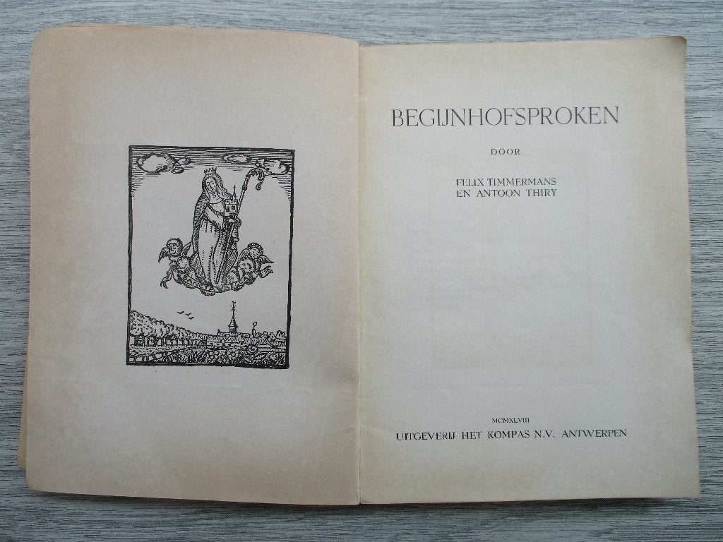 1948 : Felix TIMMERMANS : Begijnhofsproken, Antiek en Kunst, Ophalen of Verzenden