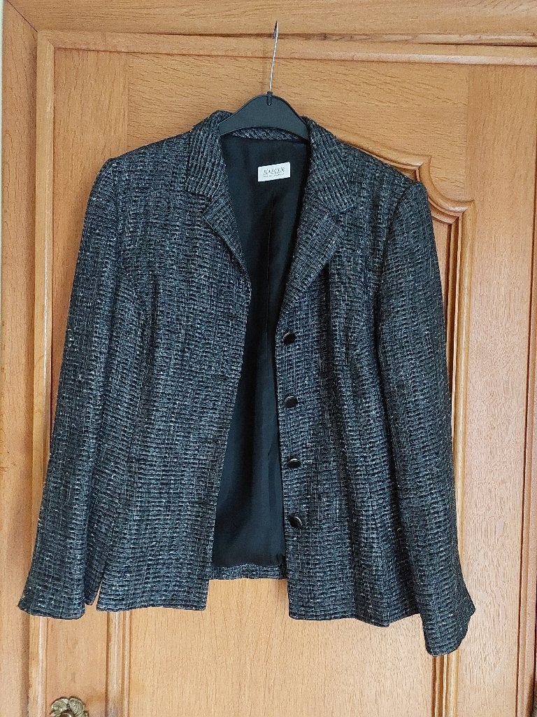 Blazer noir (fils argentés)  - T38 - Neuf!, Neuf, Taille 38/40 (M), Gris, Enlèvement