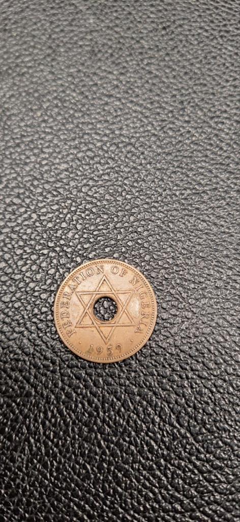 Nigeria one penny 1959, Postzegels en Munten, Munten | Afrika, Ophalen of Verzenden, Nigeria
