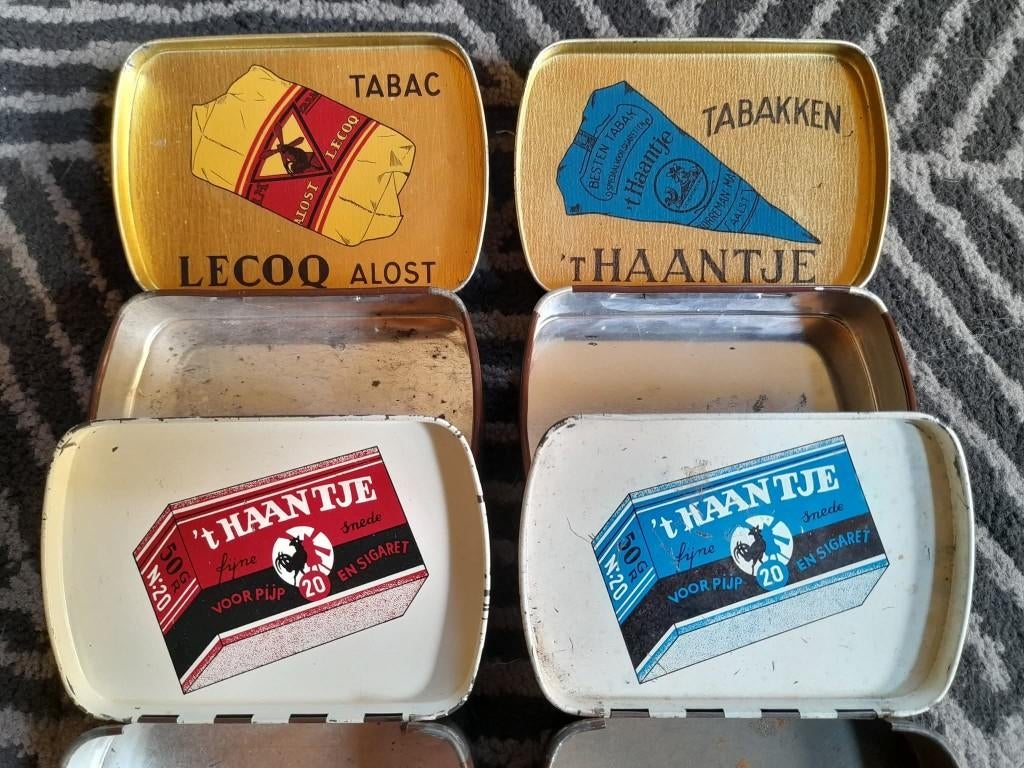 T'haantje tabak aalst ( gezocht ! ), Verzamelen, Ophalen, Gebruikt, Tabaksdoos of Verpakking