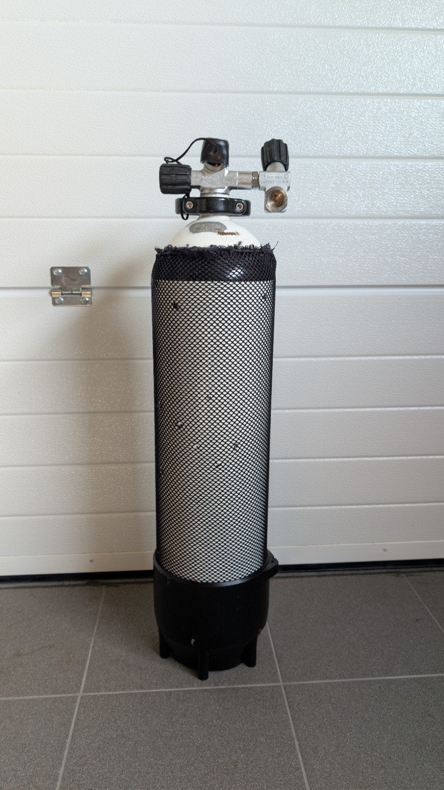 Bouteille de plongée à double robinet 300bar 12l, Enlèvement, Utilisé, Bouteille de plongée