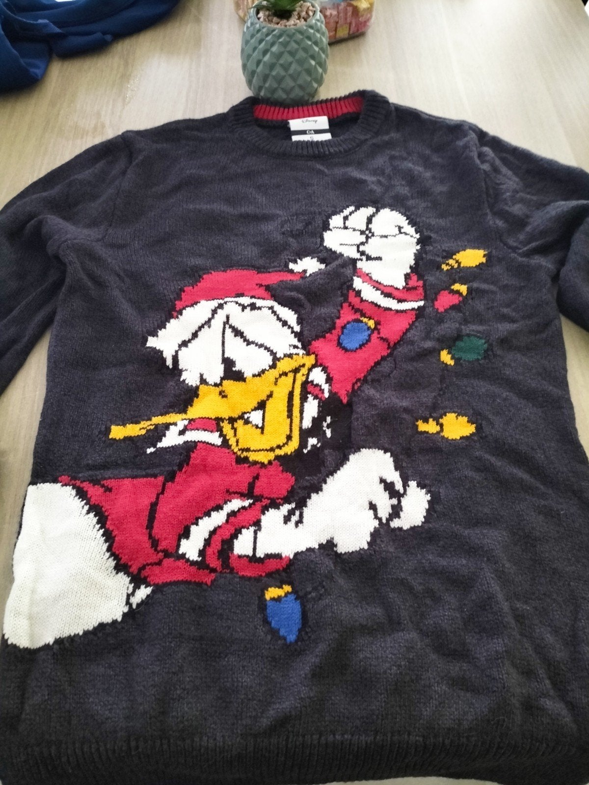Kersttrui Disney's Donald Duck maat S, Ophalen of Verzenden, Donald Duck