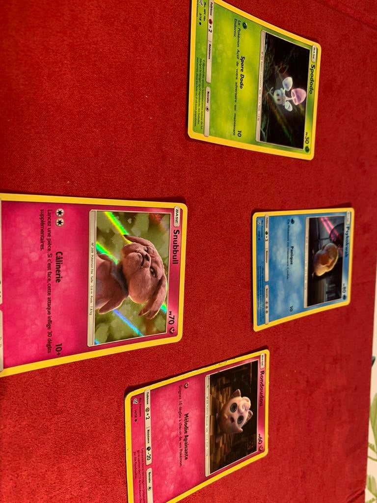 Cartes Pokémon - Détective Pikachu, Hobby en Vrije tijd, Ophalen of Verzenden, Zo goed als nieuw, Meerdere kaarten