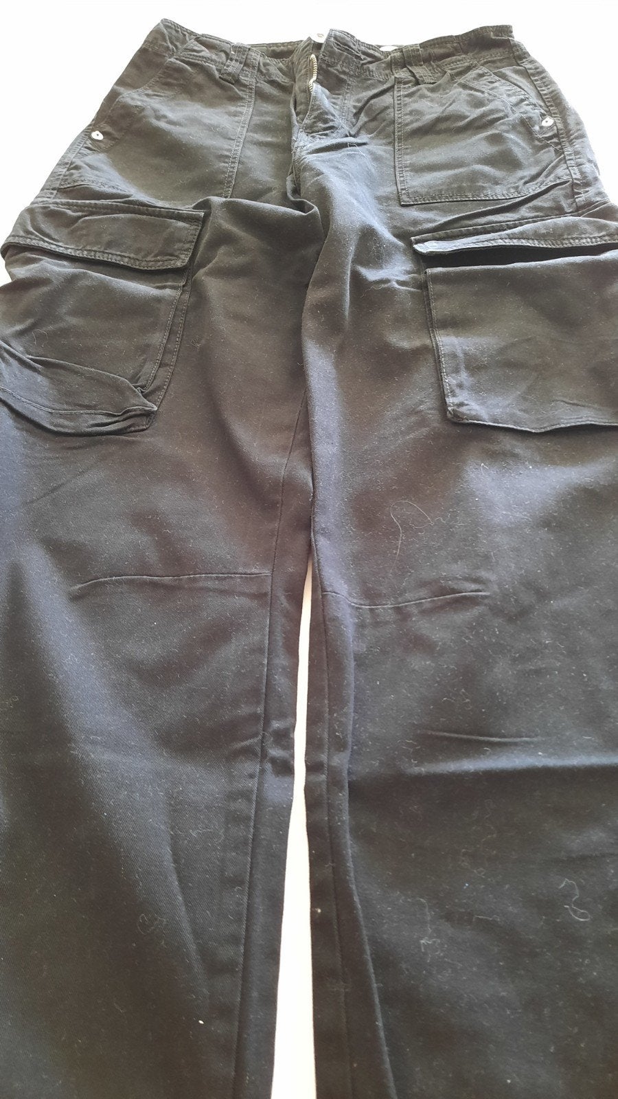 Zwarte jeans en sweater m 36, Kleding | Dames, Broeken en Pantalons, Zwart, Zo goed als nieuw, Maat 36 (S), Bershka
