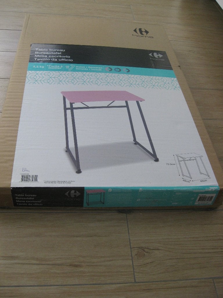 Table bureau, Maison & Meubles, Neuf, Enlèvement ou Envoi, 48 cm, Bleu