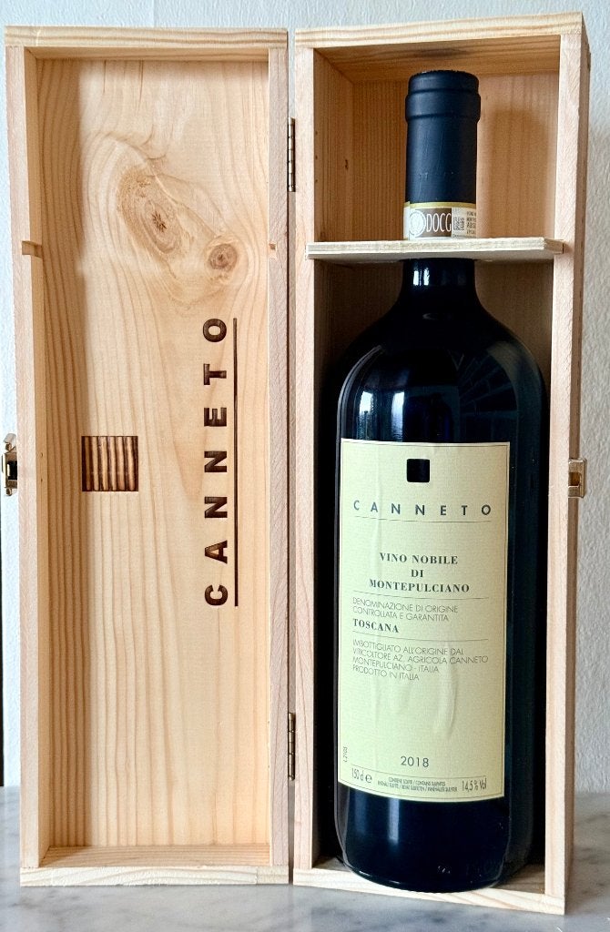 Canneto - Vino Nobile di Montepulciano 2018 (magnum), Ophalen, Nieuw, Italië, Rode wijn