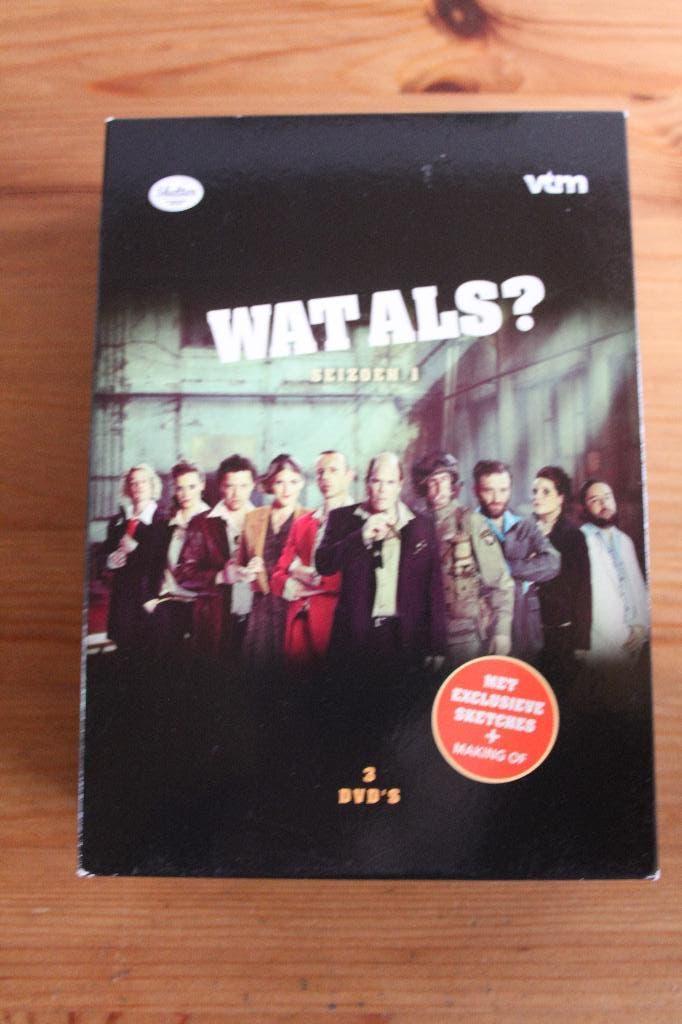 Wat als?    seizoen 1-2-3      Leuke Vlaamse komedie-serie!, Alle leeftijden, Ophalen of Verzenden, Zo goed als nieuw, Komedie