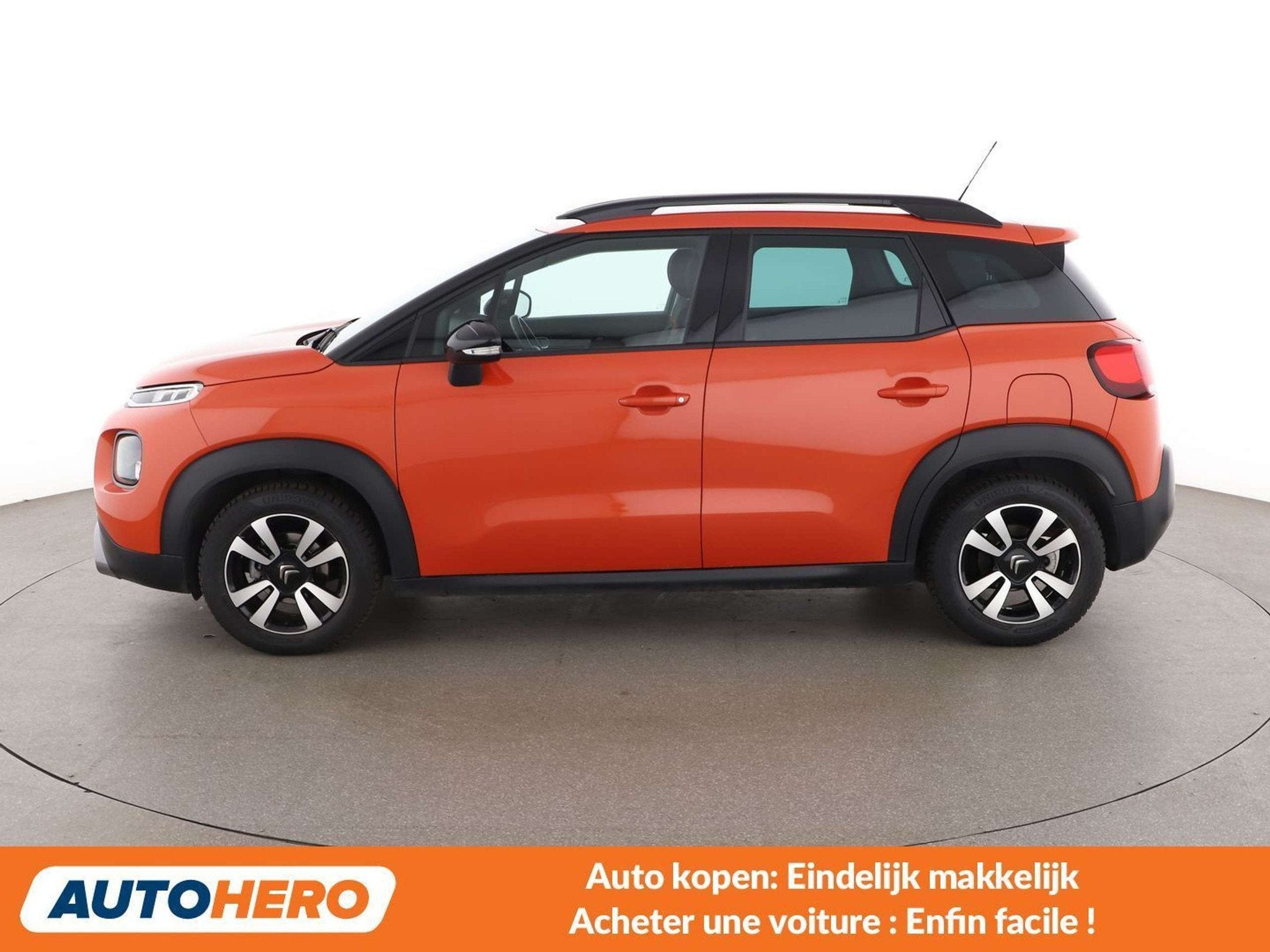 Citroën C3 Aircross 1.2 PureTech Feel (bj 2018), Auto's, 116 g/km, Stof, Gebruikt, Zwart