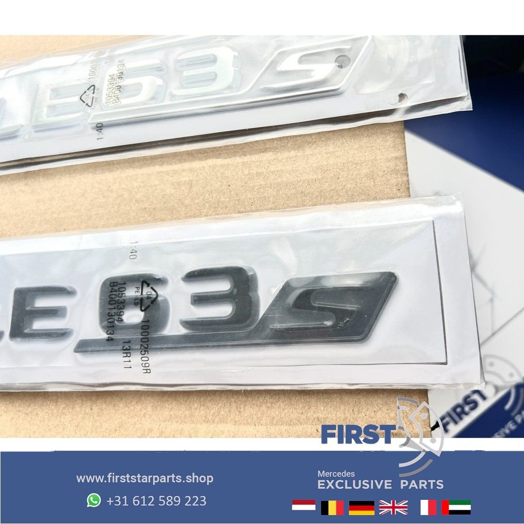 W166 C292 W167 GLE63s AMG LOGO GLE 63 S LETTERS ZWART of CHR, Gebruikt, -, Ophalen of Verzenden, Achter