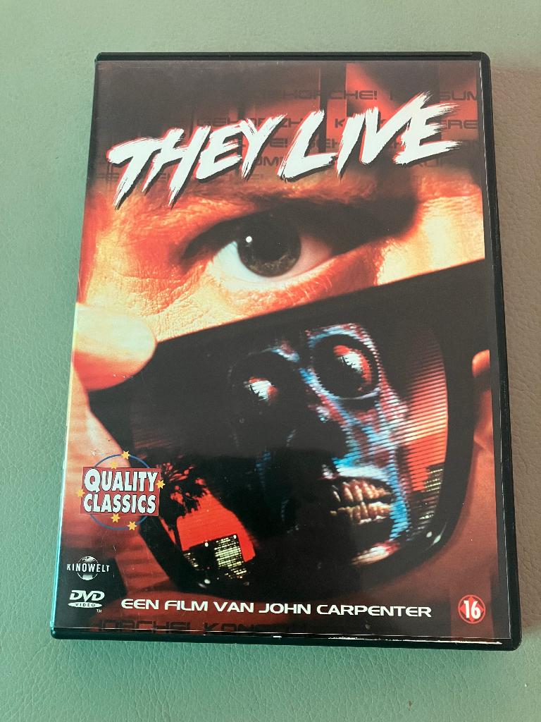 They live ( dvd ) 1988, Vanaf 16 jaar, Ophalen of Verzenden, Gebruikt, Spoken en Geesten