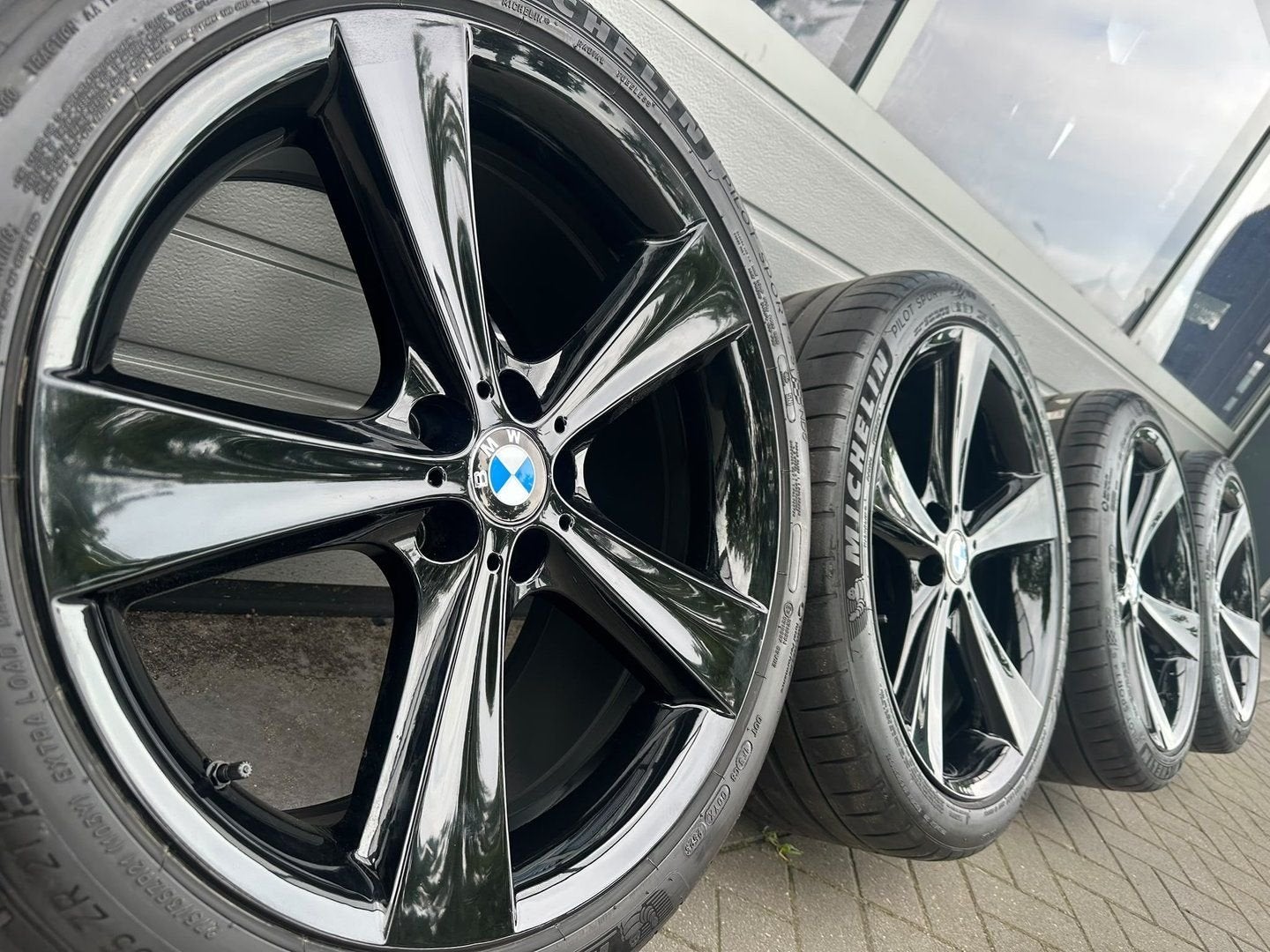Originele 21 inch BMW X5 E70 F15 E71 X6 F16 breedset velgen, Auto-onderdelen, Banden en Velgen, Gebruikt, -, 285 mm, -