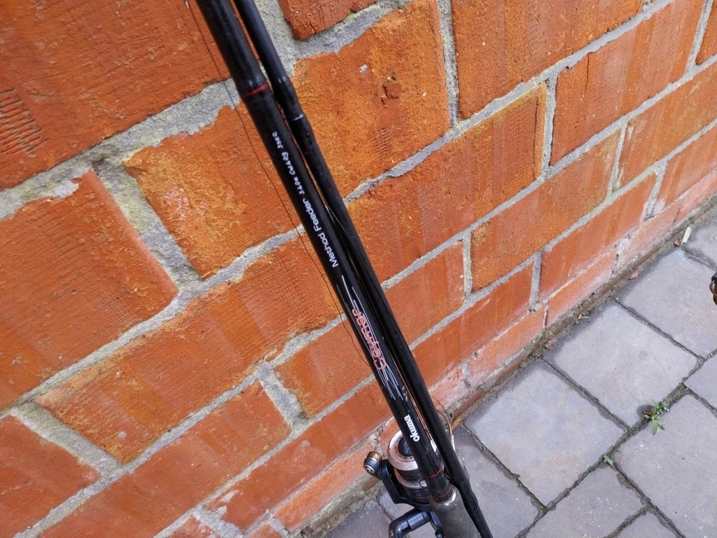 freder lijnen + carper stok, Watersport en Boten, Ophalen of Verzenden, Gebruikt, Werphengel