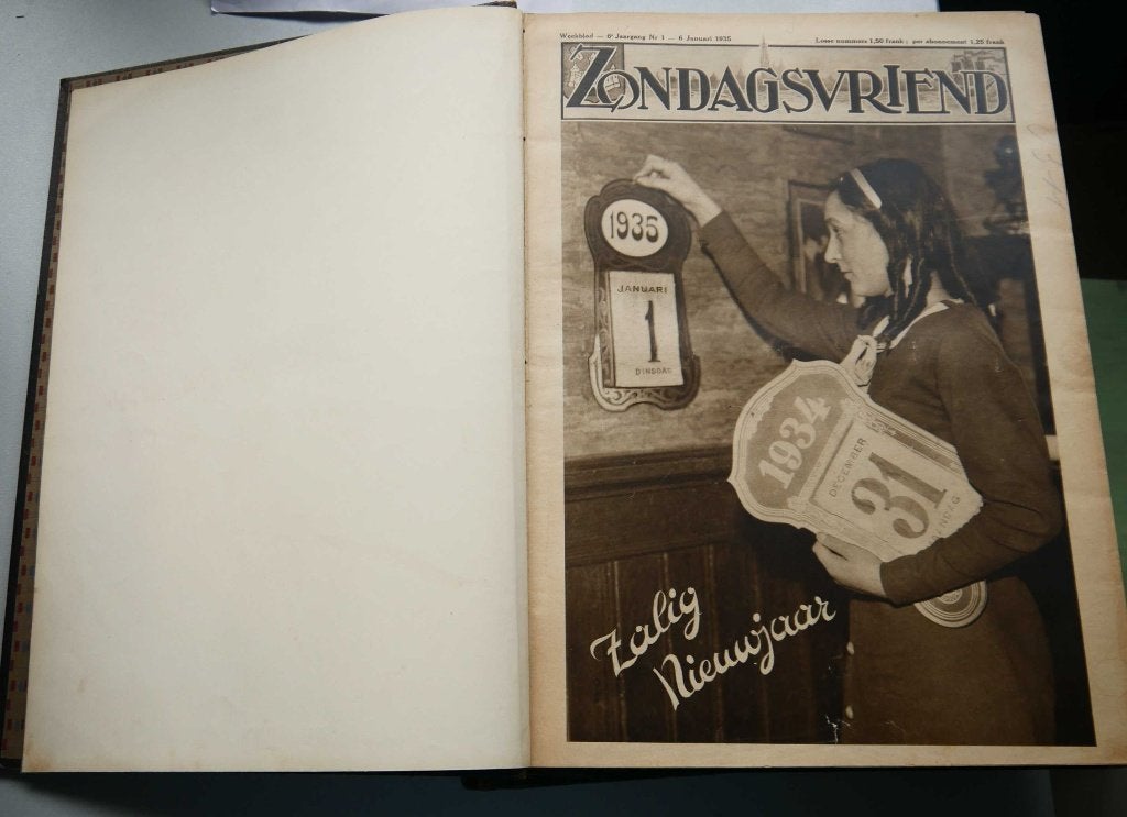 Zondagsvriend 1935 compleet ingebonden, Ophalen of Verzenden, Zo goed als nieuw