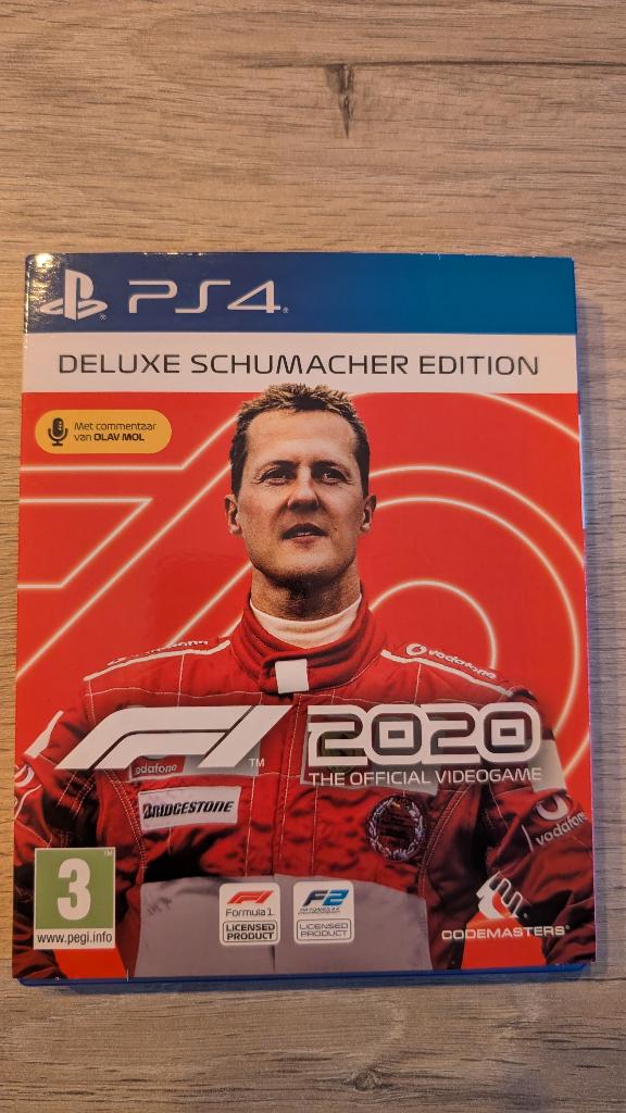 F1 2020 Deluxe Schumacher Edition – PS4, Games en Spelcomputers, Games | Sony PlayStation 4, Zo goed als nieuw, Simulatie, 2 spelers