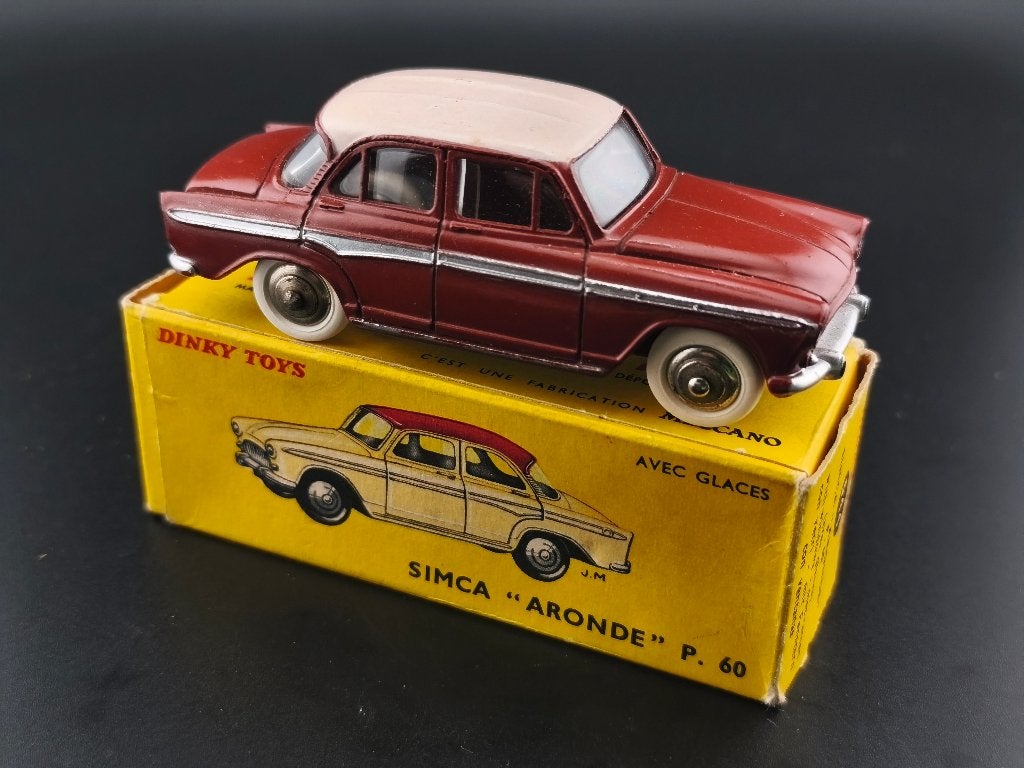 DINKY TOYS FRANKRIJK SIMCA ARONDE P60 REF 544, Ophalen of Verzenden, Zo goed als nieuw, Auto, Dinky Toys