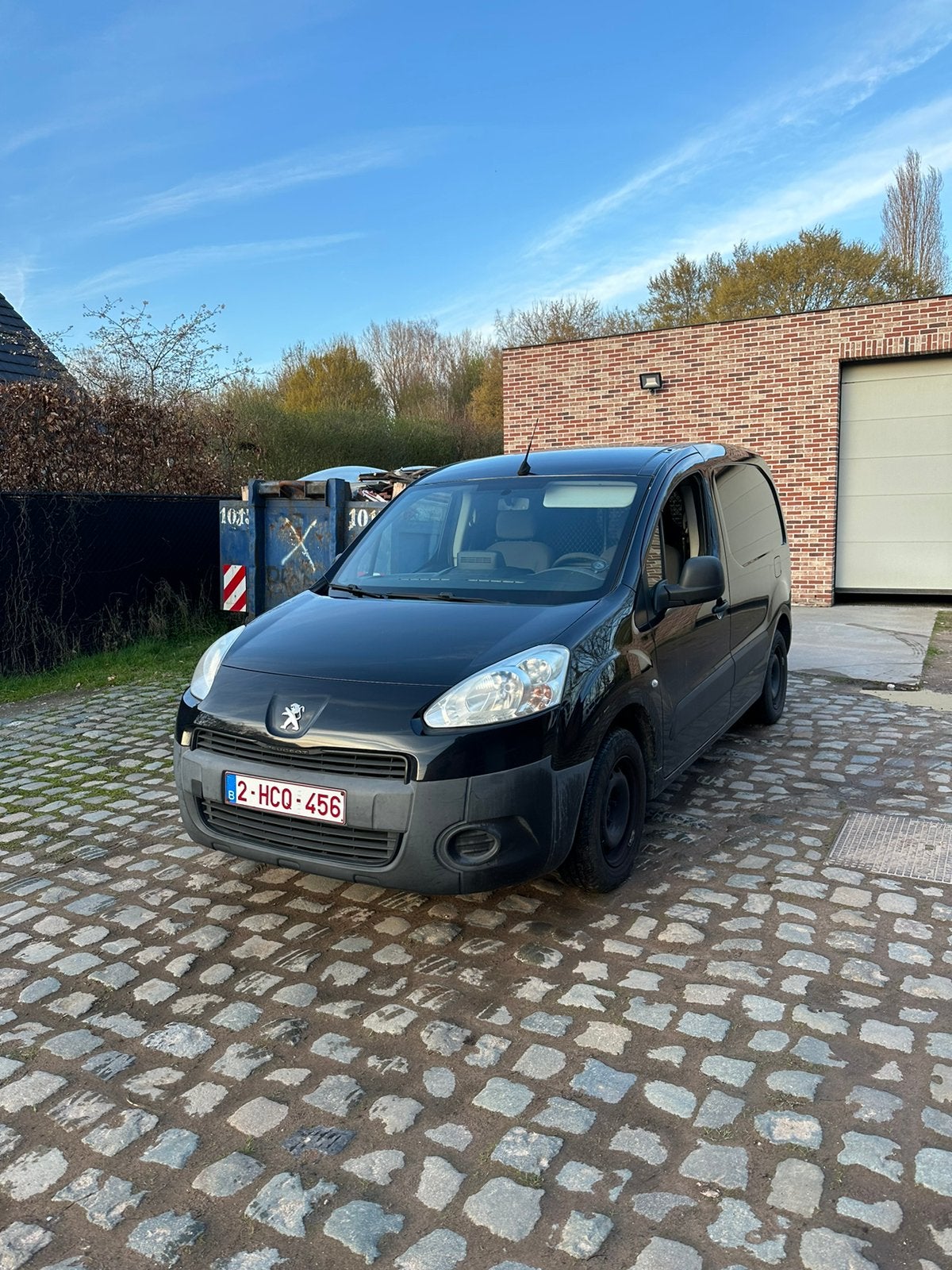 Peugeot Partner 1.6 84KW/114pk Motor Airco Navi Bluetooth, Auto's, Peugeot, Voorwielaandrijving, Euro 5, Stof, Zwart