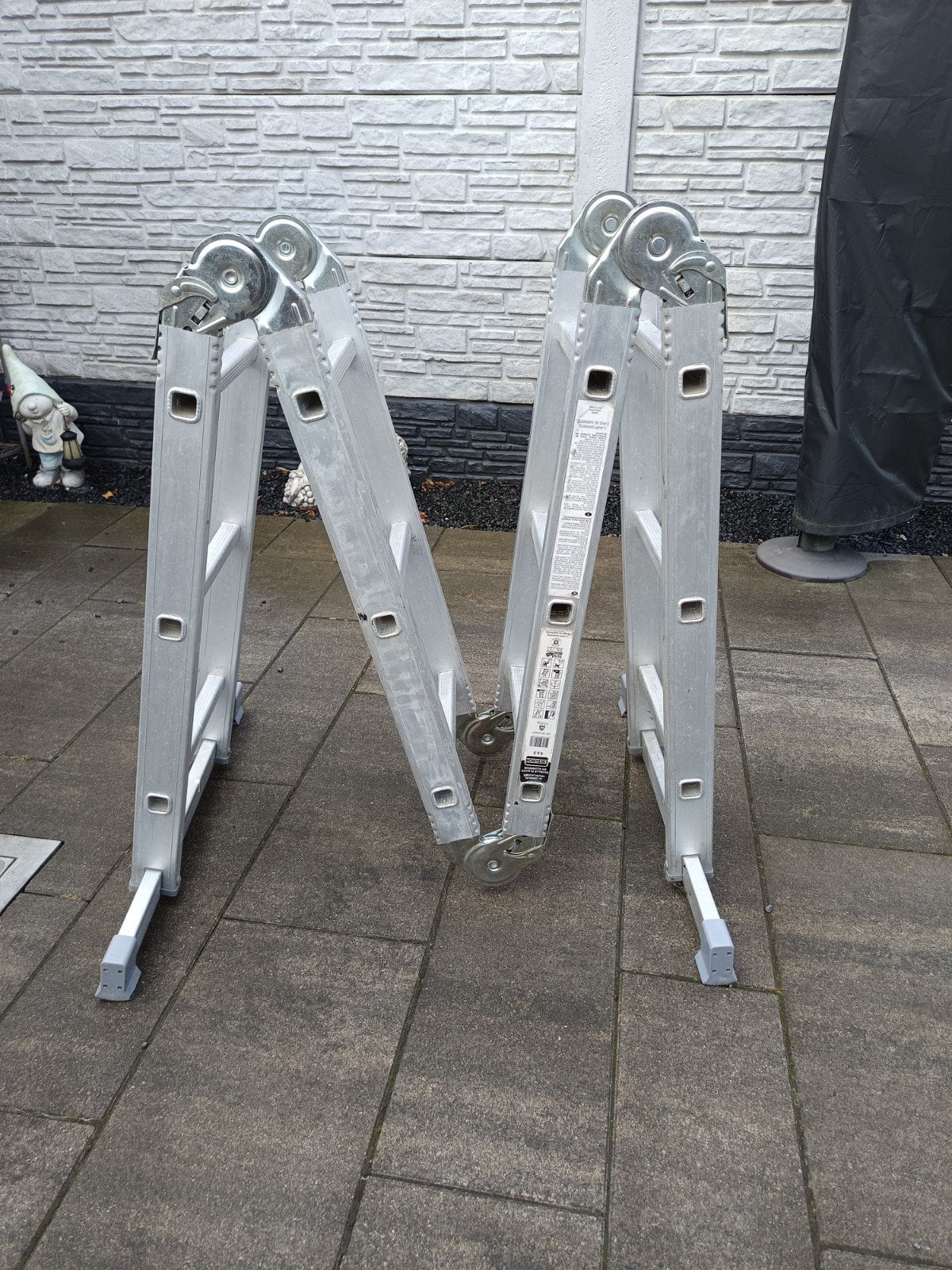 ladder opplooibaar, Doe-het-zelf en Bouw, Ophalen, Zo goed als nieuw, Ladder, Opvouwbaar of Inschuifbaar