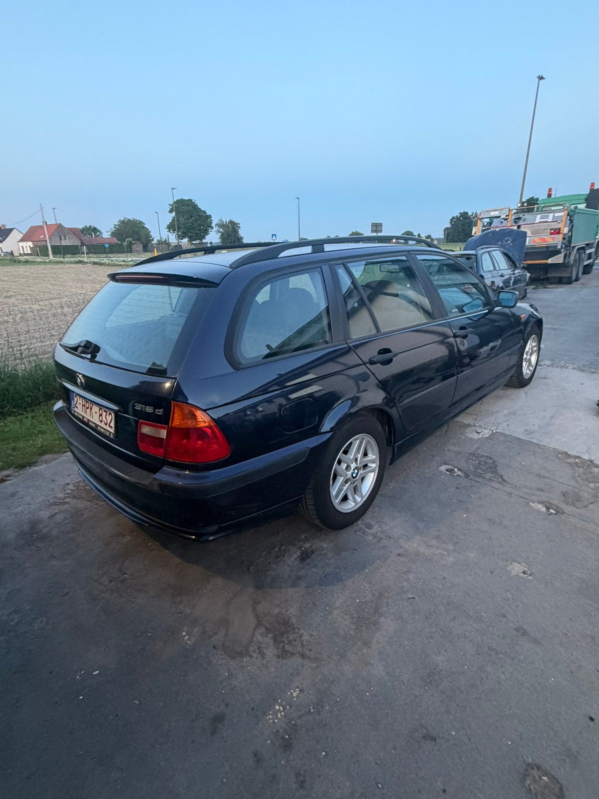 bmw e46 318d, Autos, BMW, Particulier, Série 3, Diesel, Euro 3, Coupé, 5 portes, Boîte manuelle, Bleu, Tissu, Propulsion arrière