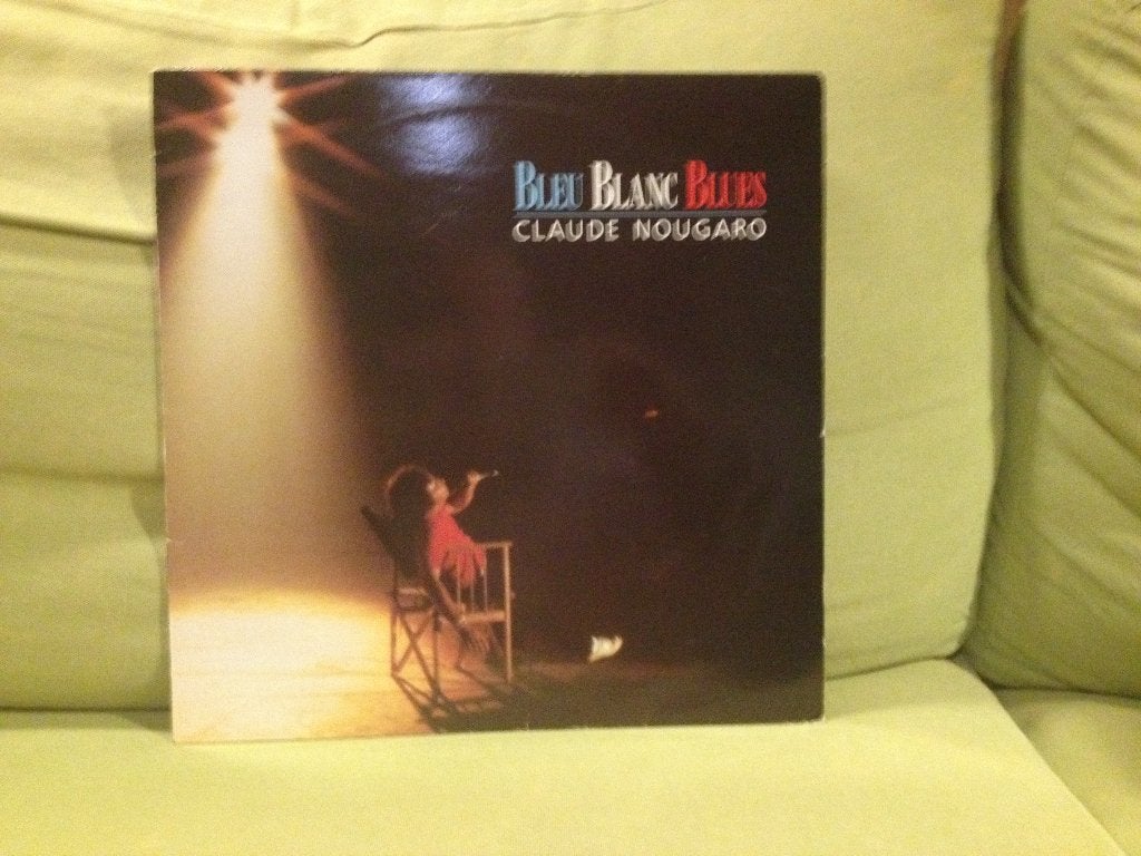 Claude Nougaro - BLEU BLANC BLUES, LP, Gebruikt, Ophalen of Verzenden, 12 inch