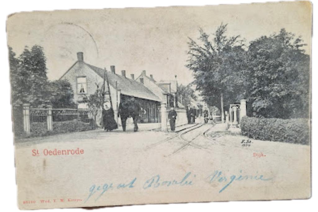 carte postale Sint Oedenrode, Pays-Bas, Collections, Cartes postales | Pays-Bas, Enlèvement ou Envoi, Avant 1920, Affranchie, Brabant du Nord/ Brabant Septentrional