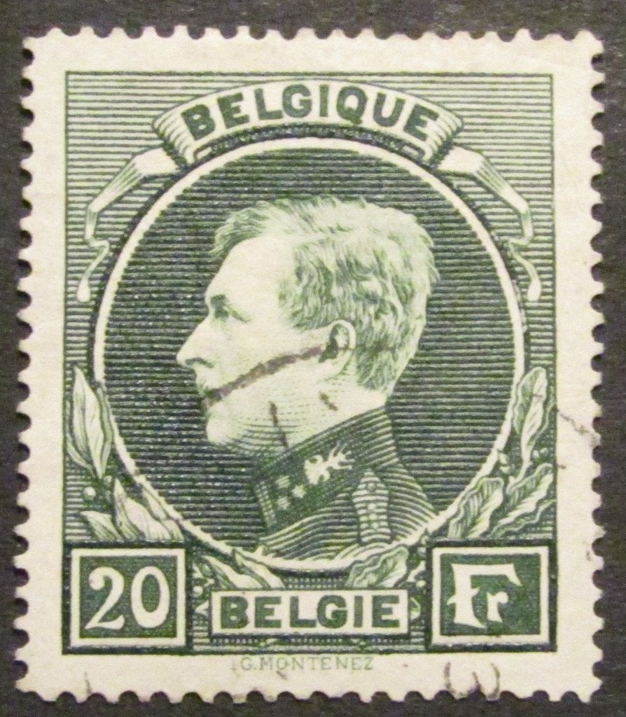 20 frank OBC 290B afgestempeld, Met stempel, Koninklijk huis, Frankeerzegel, Ophalen of Verzenden