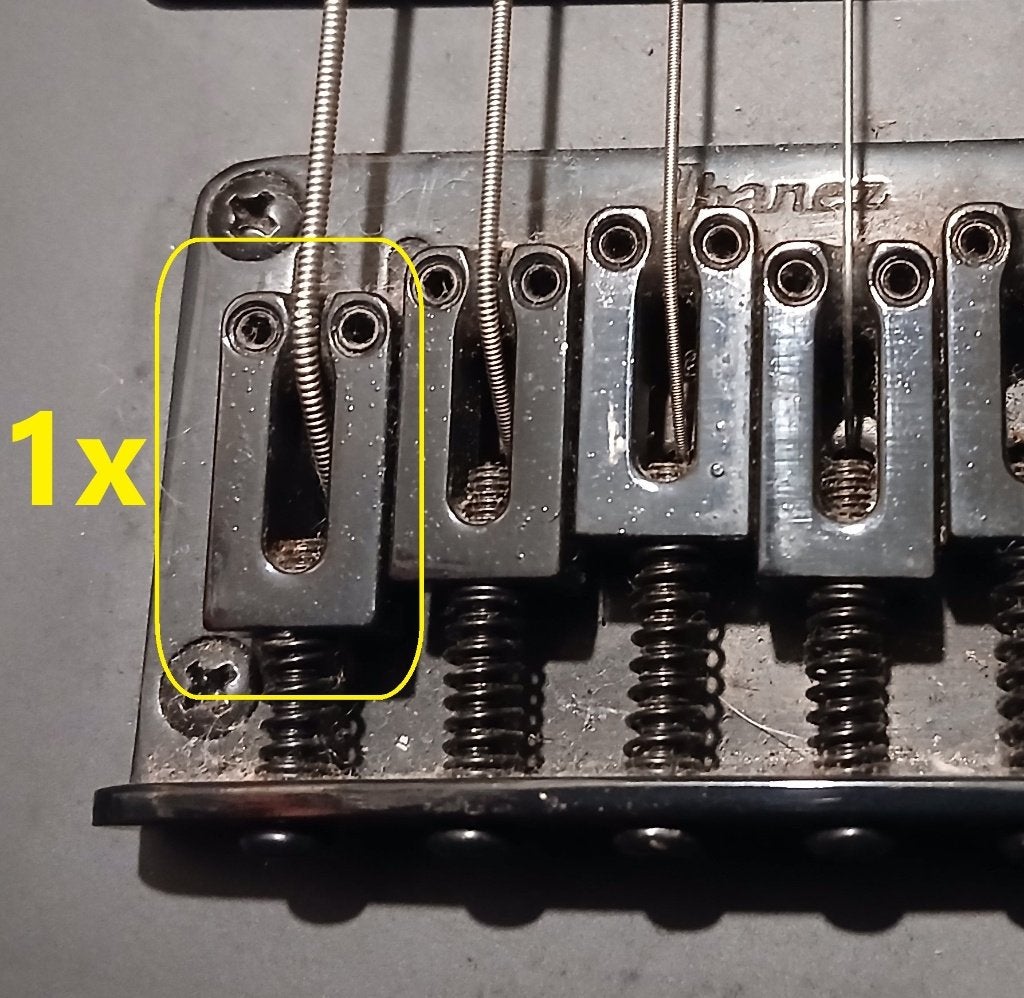 Ik zoek 1 zwart brugzadel  2 zwarte snaarbussen, Musique & Instruments, Enlèvement, Utilisé, Guitare électrique