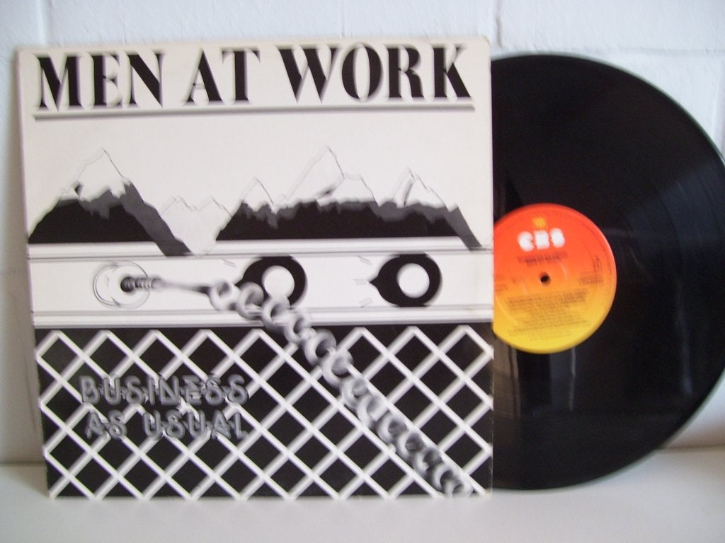 MEN AT WORK  business as usual, LP, Gebruikt, Ophalen of Verzenden, 12 inch