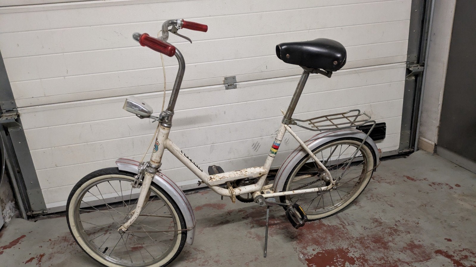 Vintage Superia Plooifiets / Vouwfiets (Jaren '70) - Unieke, Ophalen, Gebruikt, Deels opvouwbaar, Terugtraprem