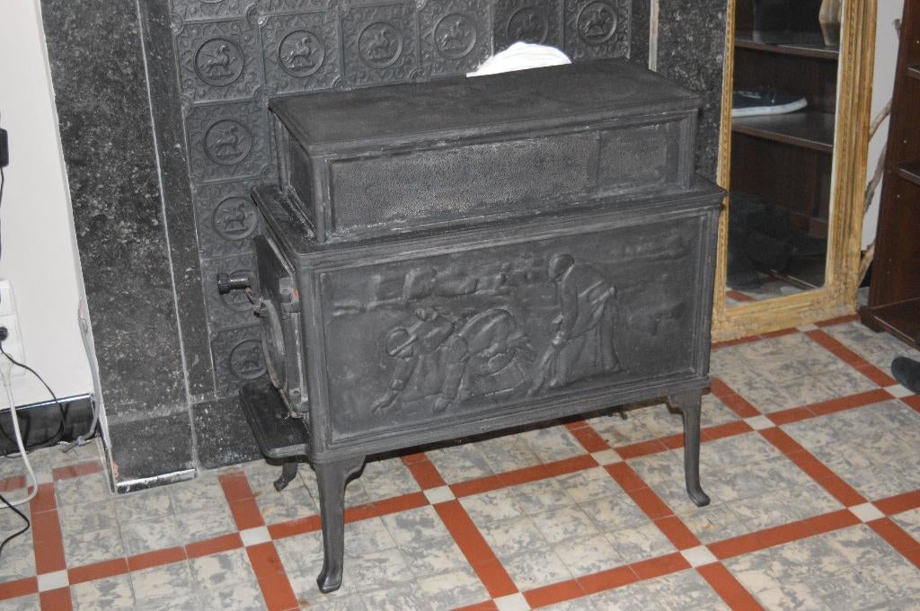 kachel, Multi-brûleur, Enlèvement, Utilisé, Bois