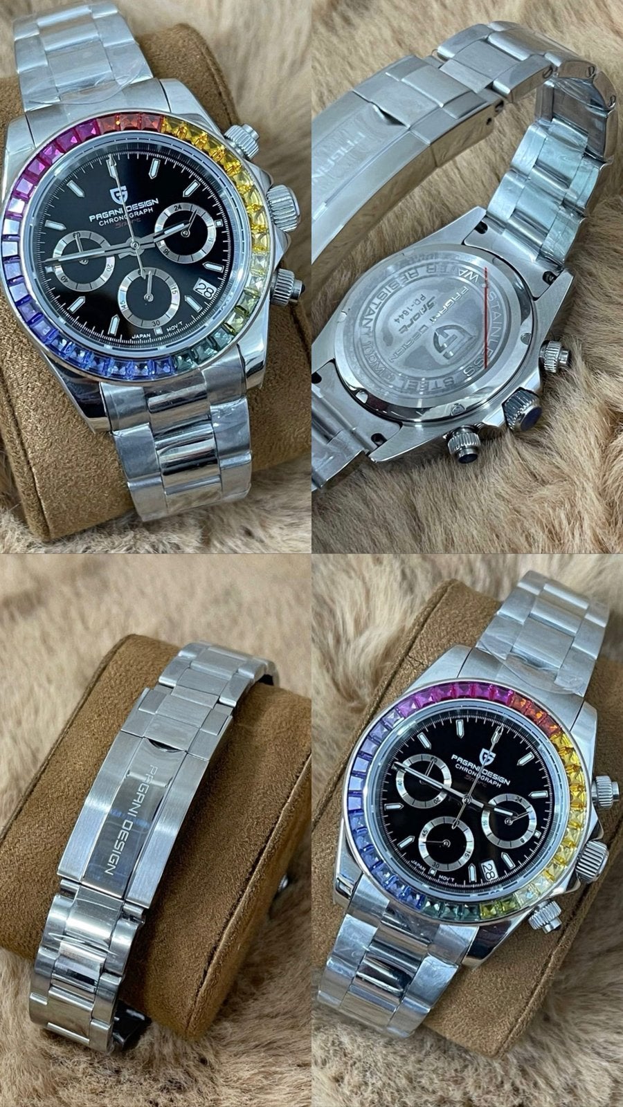 Pagani Design Chronograph Rainbow, Enlèvement, Acier, Acier