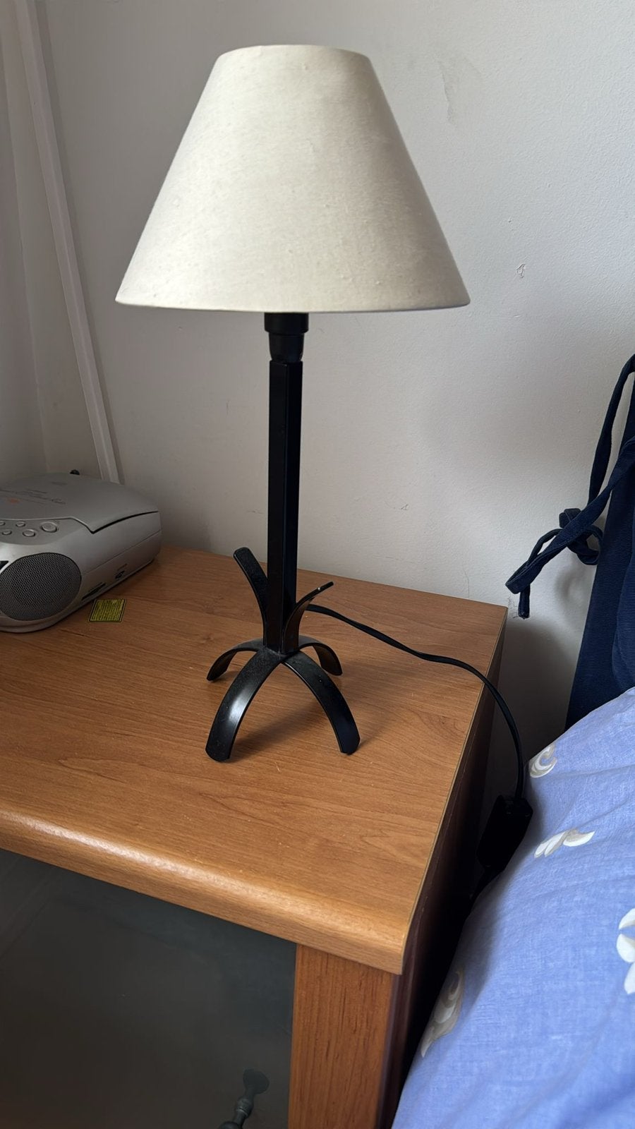 Lampe de chevet x 2, Maison & Meubles, Lampes | Lampes de table, Enlèvement, Utilisé, Métal, Moins de 50 cm
