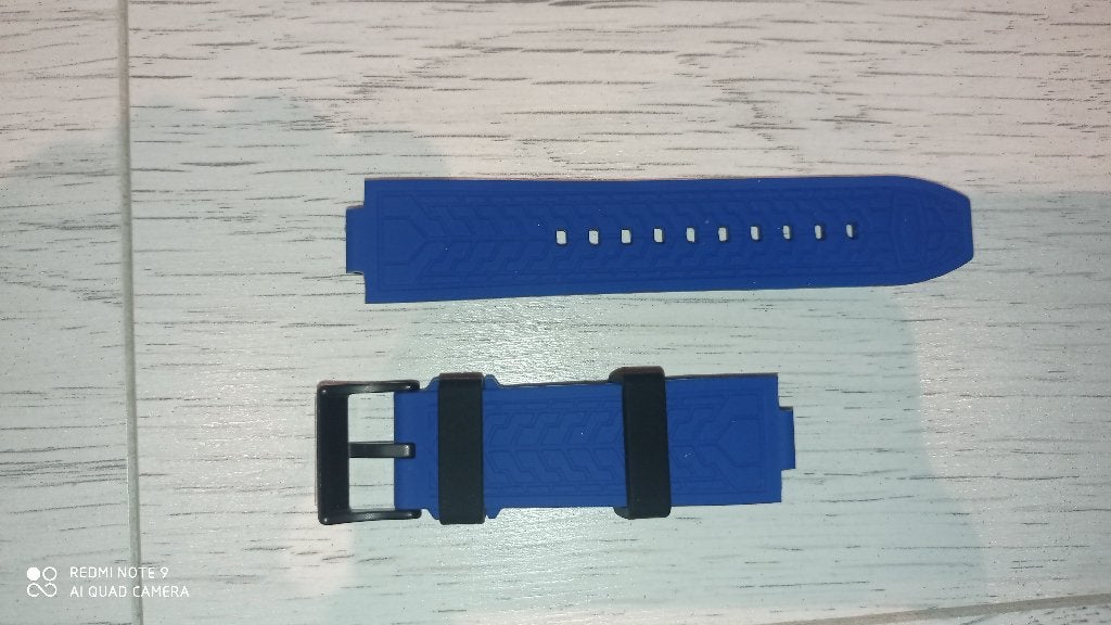 Bracelet de montre en caoutchouc souple antiadhésif, Autres marques, Synthétique, Neuf, Montre-bracelet